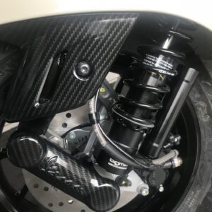 Vespa GTS Keyless Gabelverkleidung im Carbon Design pezzo-unico